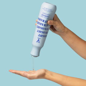 V&CO Shampoing Hydratant Cheveux Lisses 414g arrière de l'emballage