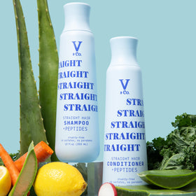 V&CO Shampoing Hydratant Cheveux Lisses 414g texture du produit