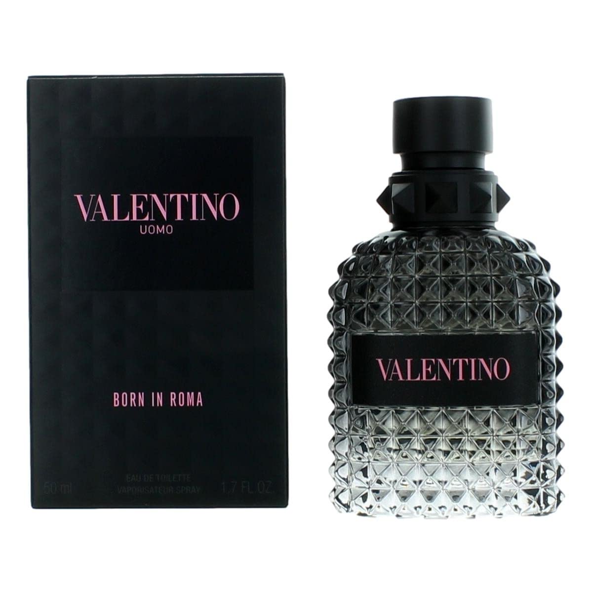 Valentino Uomo Born In Roma Eau de Toilette 50ml vue avant avec packaging