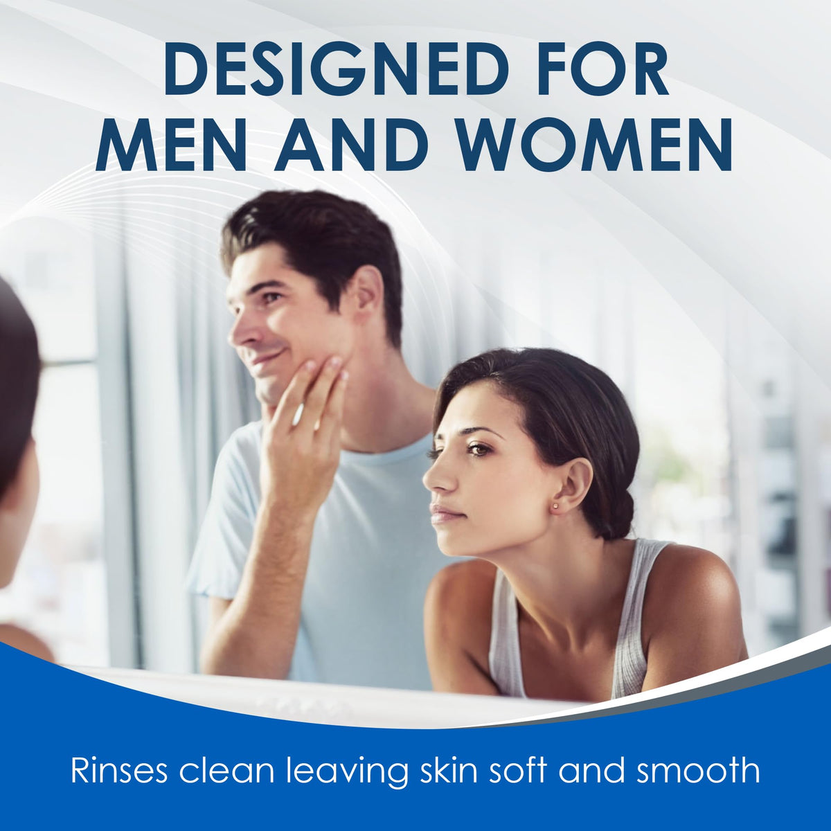 Vanicream Crème à Raser 190g application sur la peau