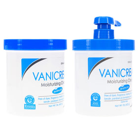Vanicream Crème Hydratante 1 lb, étiquette avec ingrédients