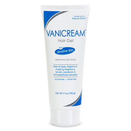 Vanicream Gel Coiffant 220g vue de face avec bouchon transparent