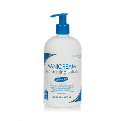Vanicream Lotion Hydratante 510g vue de face avec pompe