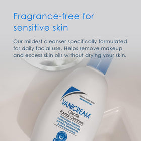 Vanicream Nettoyant Doux pour le Visage 8 Oz - côté