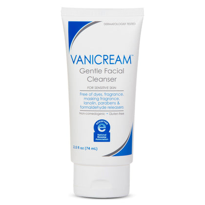 Vanicream Nettoyant Doux Visage 91g, vue avant avec emballage