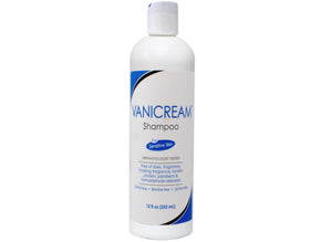 Vanicream Shampoo 355 mL avec étiquette détaillant les ingrédients