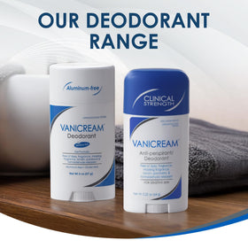 Vanicream Stick déodorant sur une table