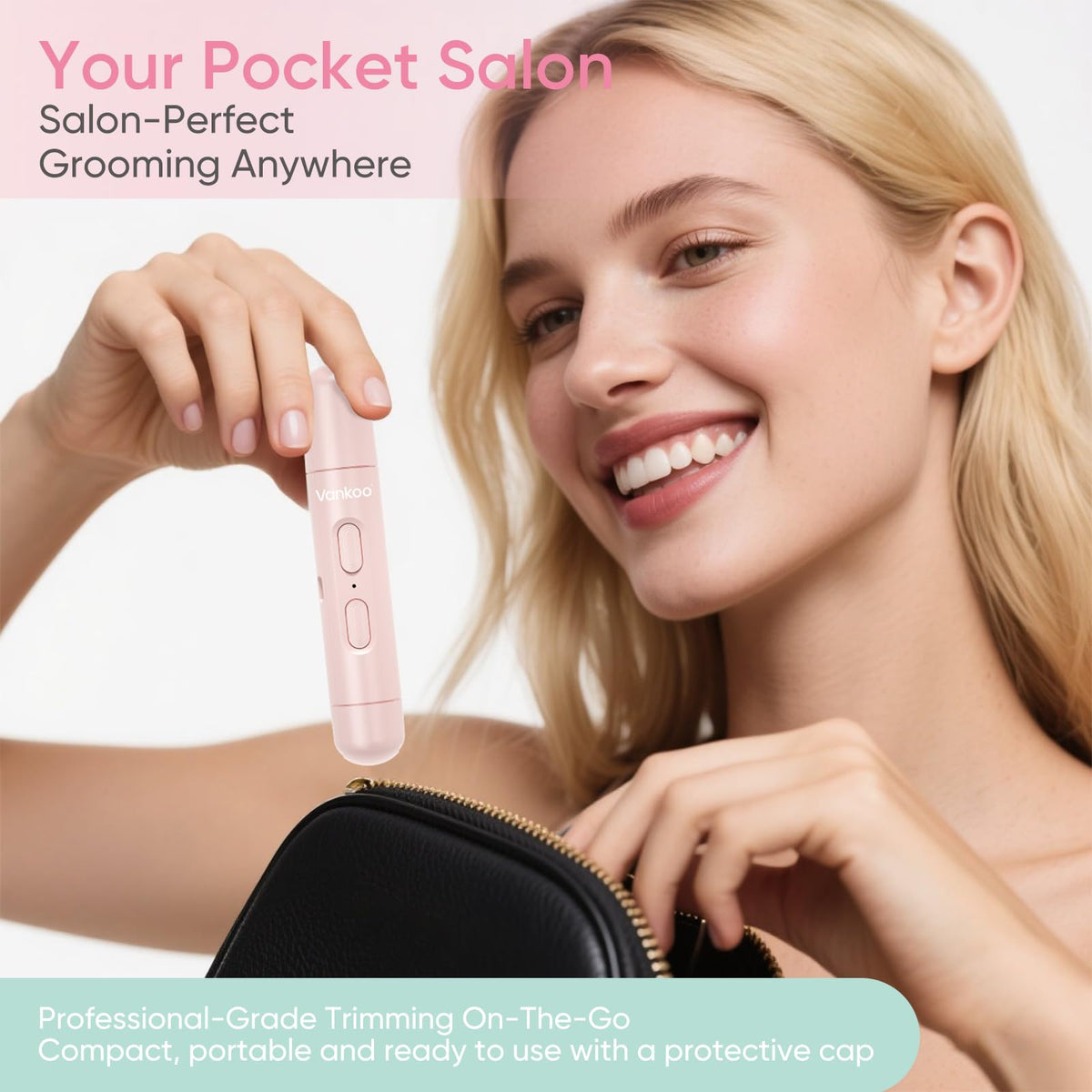 Vankoo glow épilateur avec prise en main ergonomique