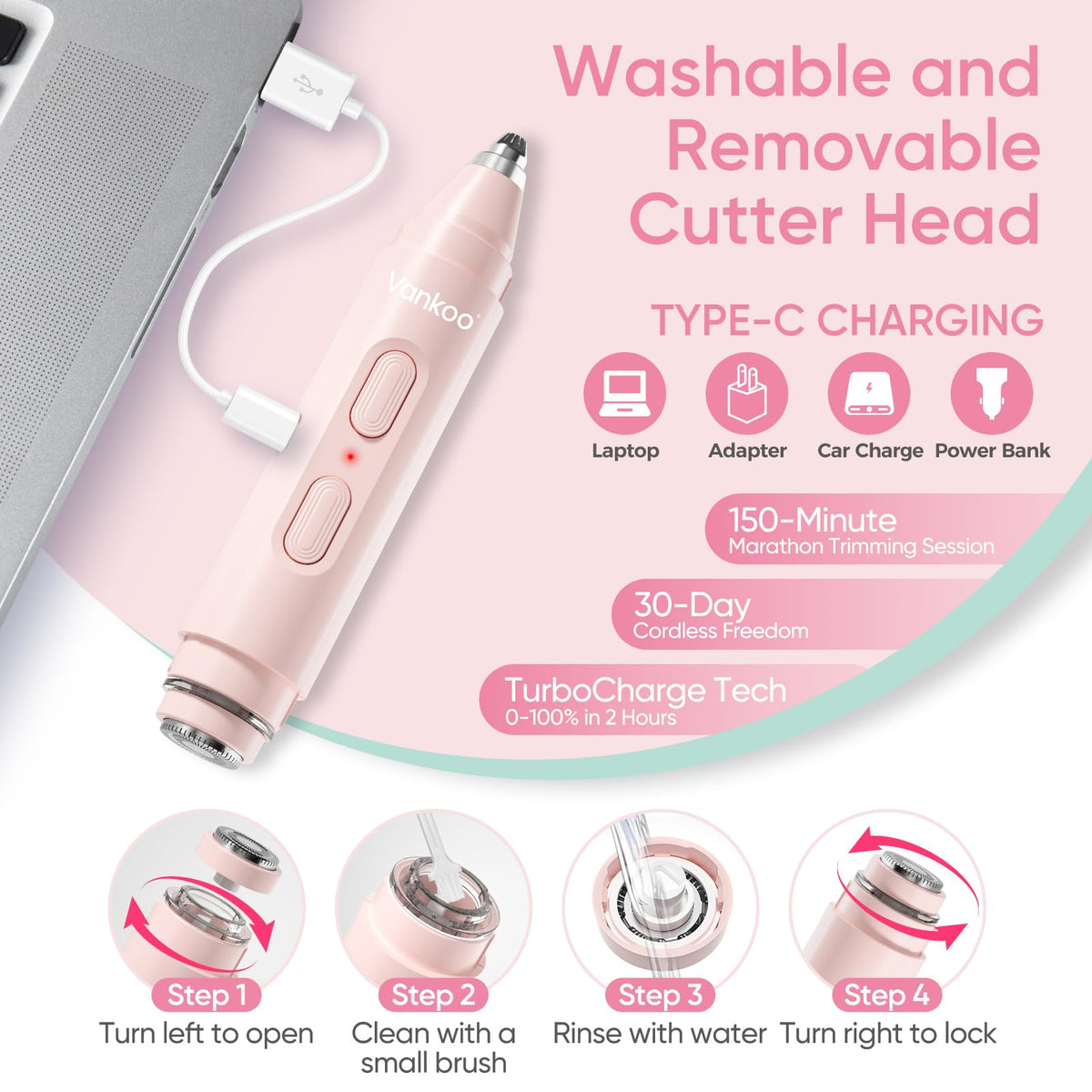 Vankoo glow épilateur portable et rechargeable