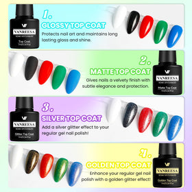 VANREESA Kit de Vernis à Ongles Gel avec packaging attrayant