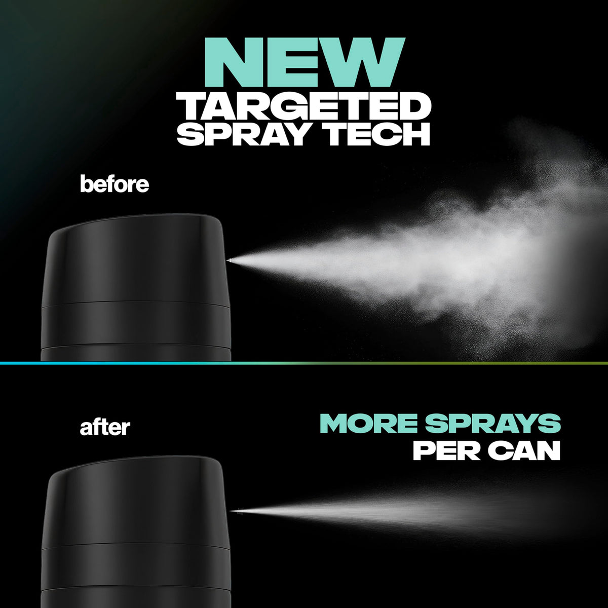Vaporisateur AXE en action, spray ciblé sur le cou