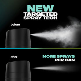 Vaporisateur AXE en action, spray ciblé sur le cou