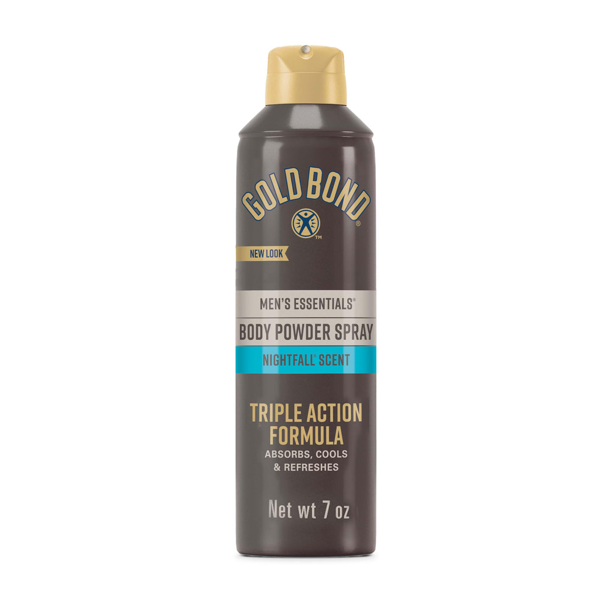 Vaporisateur corporel Gold Bond 7 oz vue de face