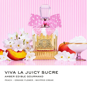 Vaporisateur de parfum Juicy Couture sur une table