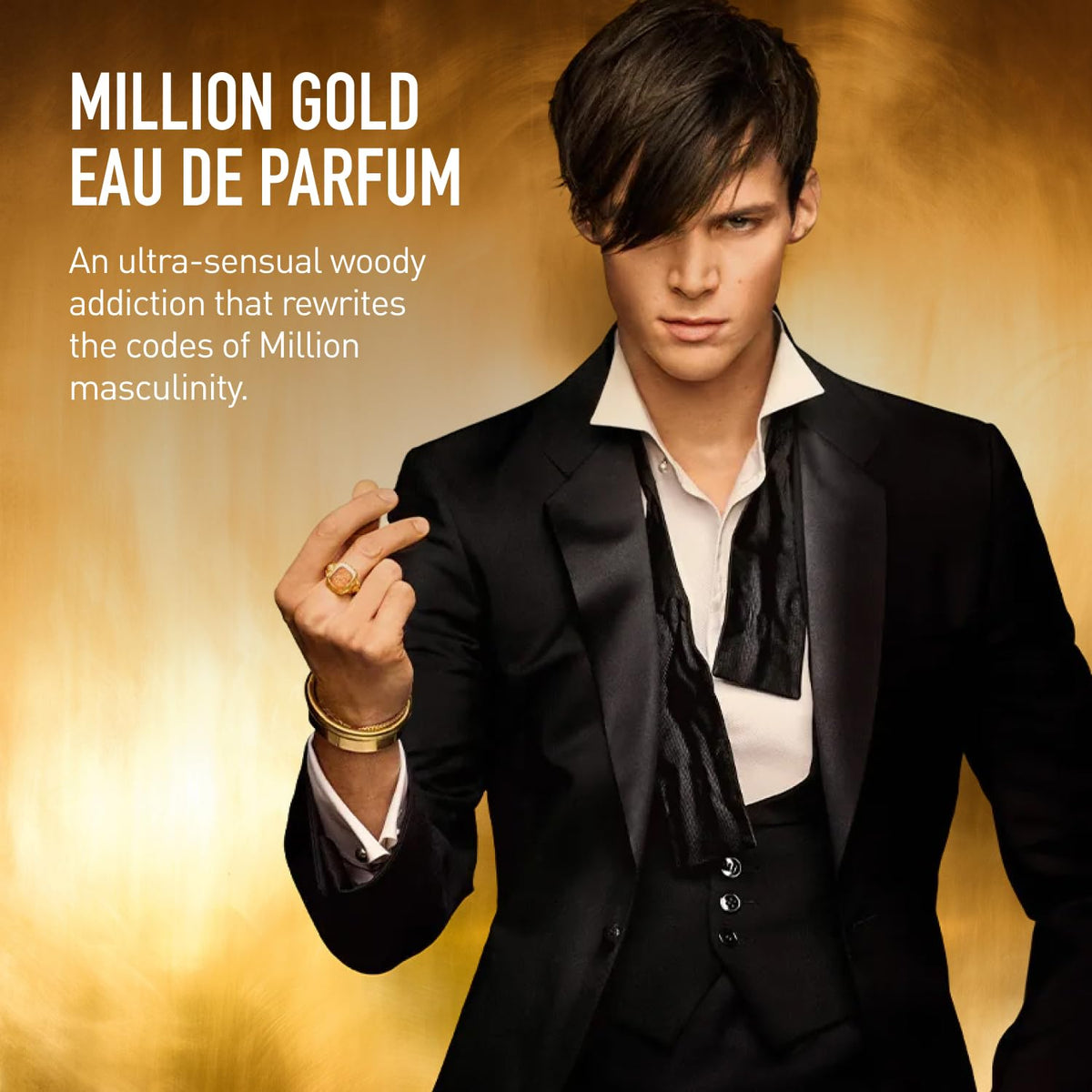 Vaporisateur Rabanne Million Gold sur la peau