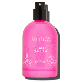 Vaporisation de l'Eau de Parfum Island Vanilla dans l'air