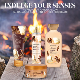 Vaporisation de la brume parfumée Bodycology dans l'air
