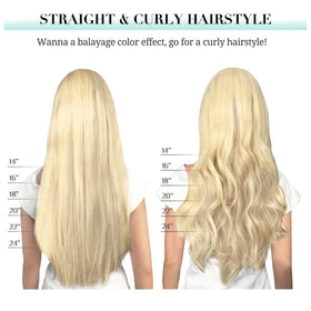 Variété de couleurs des extensions capillaires DOORES