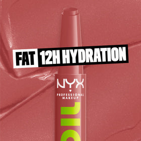 Variétés de couleurs disponibles du baume à lèvres NYX Fat Oil