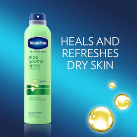 Vaseline Aloe Soothe Spray 6,5 oz vue de côté