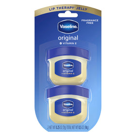 Vaseline Baume à Lèvres Mini Original Pack de 2 avec emballage