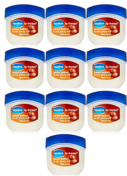 Vaseline Baume à Lèvres Thérapie Cacao Pack de 10 unités