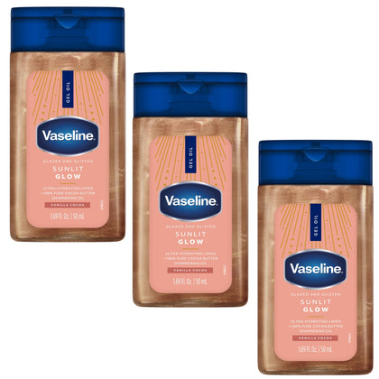 Vaseline Gel Huile Corps Éclat Solaire 50ml vue avant