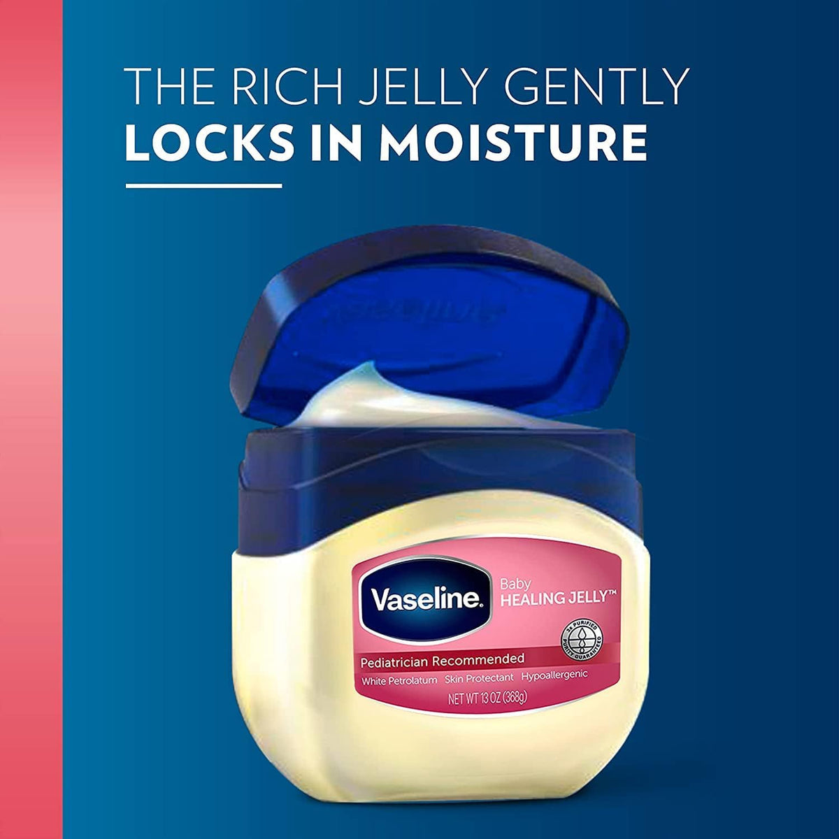 Vaseline Gelée de Pétrole Bébé étiquettes et informations