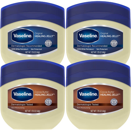 Vaseline Gelée de Pétrole Original 1,75 Oz, pot ouvert