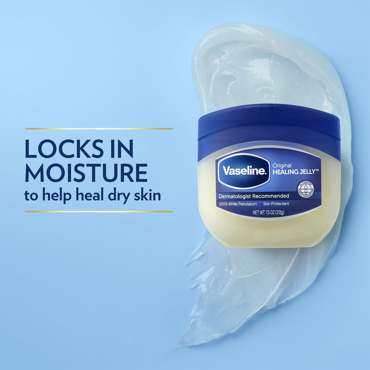 Vaseline Gelée de Pétrole Originale 1,75 oz dans un contexte d'utilisation