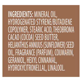 Vaseline Huile Corporelle Cocoa Radiant en usage quotidien