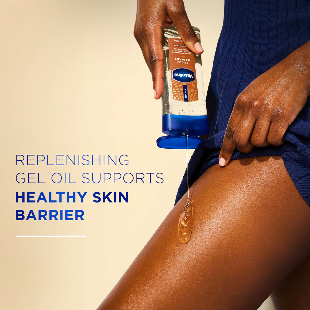 Vaseline Huile Corporelle Cocoa Radiant ingrédients