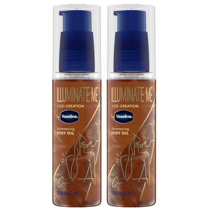 Vaseline Huile Corporelle Éclatante Illuminate Me 3,3 Oz devant