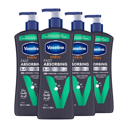 Vaseline Lotion 3-en-1 pour Hommes 20,3 Oz vue avant