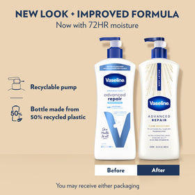 Vaseline Lotion Corps sur une table en bois