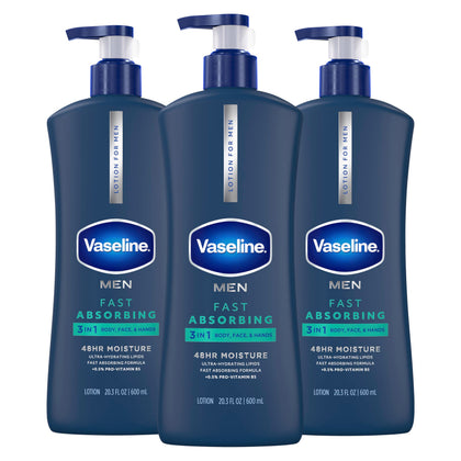 Vaseline Lotion Hydratante pour Hommes 600 ml - vue avant