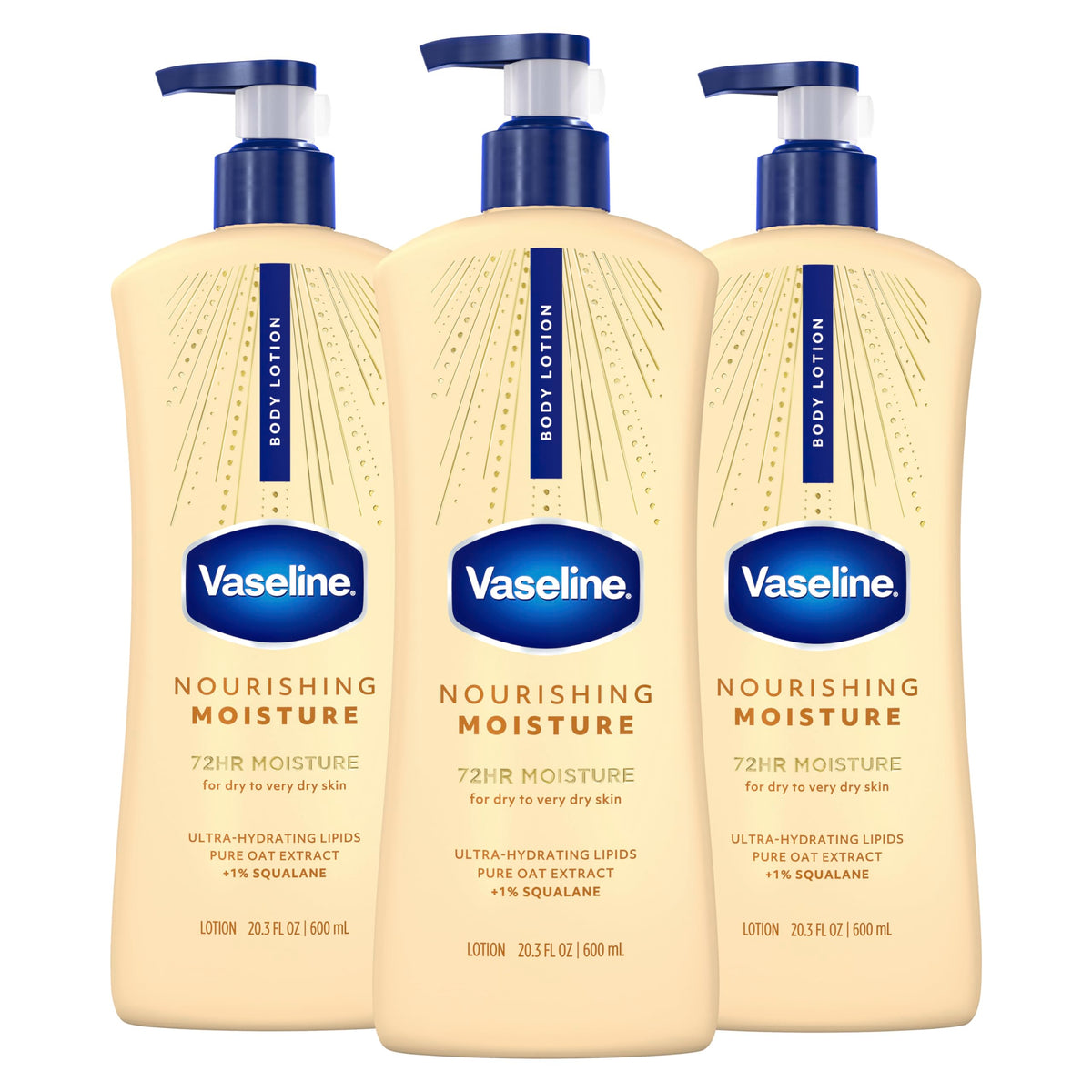 Vaseline Lotion Nourrissante 20,3 oz vue avant