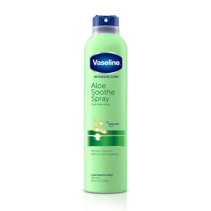 Vaseline Lotion Spray Aloe Soothe 240g vue avant avec étiquette