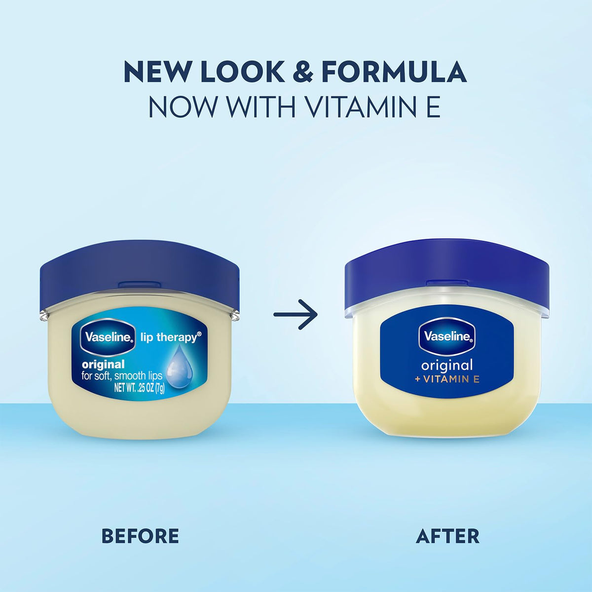 Vaseline Mini Baume à Lèvres en situation sur une table