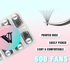 VAVALASH boîte d'extensions de cils avec 600 fans