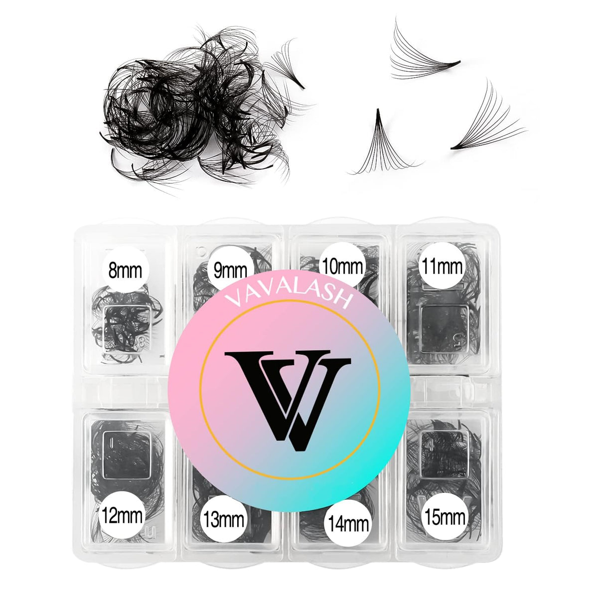 VAVALASH extensions de cils 600 fans mélange de longueurs 8-15mm