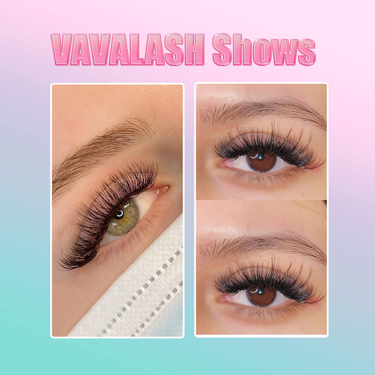 VAVALASH Extensions de Cils 8D dans leur emballage
