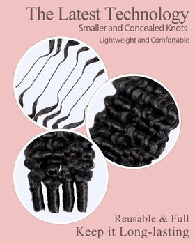 VDZ Cheveux Crochets 40 mèches paquet