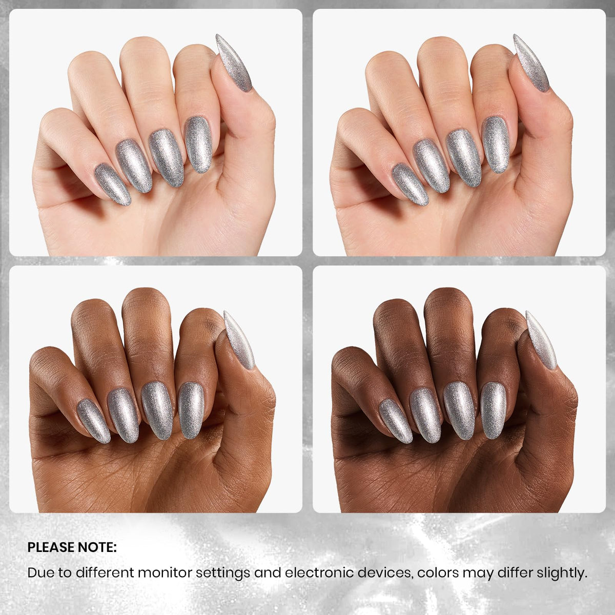 vérification de l'éclat du vernis à ongles gel sous lampe UV