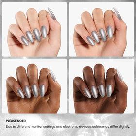 vérification de l'éclat du vernis à ongles gel sous lampe UV