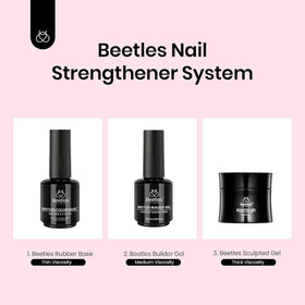 Vernis à Ongles Base Gel Beetles 5 en 1 7,5 ml - finition lisse
