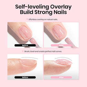 Vernis à Ongles Base Gel Beetles 5 en 1 7,5 ml - utilisation avec lampe UV