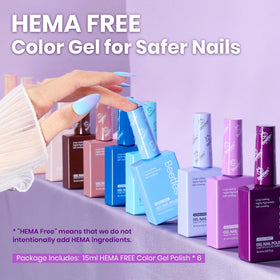 Vernis à ongles Beetles Wisteria Whisper en teinte bleu violet