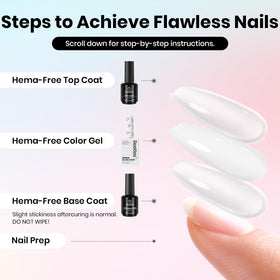 Vernis à ongles blanc sur fond de manucure élégante
