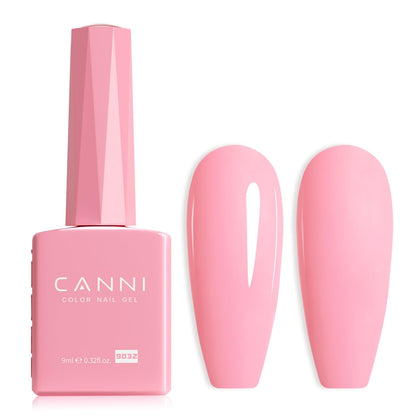 Vernis à ongles CANNI rose pâle en bouteille colorée